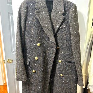 J. Crew Collection wool embellished coat - original $600